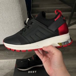 Brand new DKNY tennis shoes. Comes without box. Size 6 never worn.